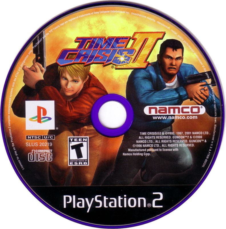 Лицензионный диск Time Crisis II для PlayStation 2